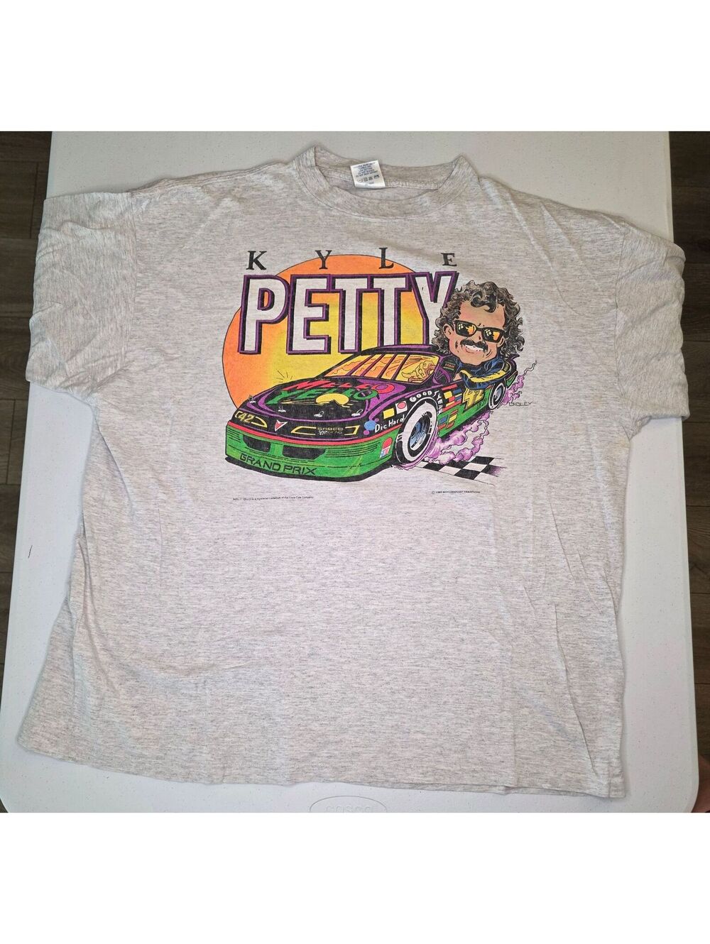 1993 Nascar Kyle Petty Mellow Yellow Single Stitch Tee